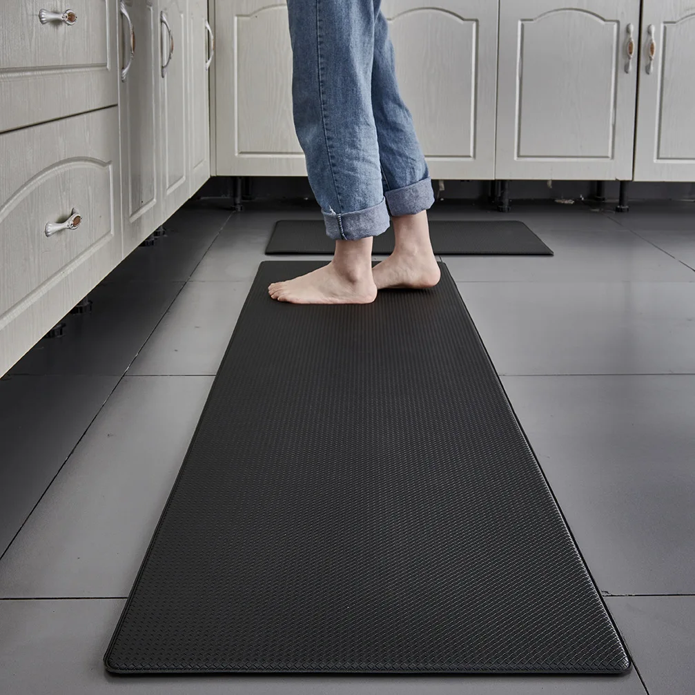 HEBE Anti Fatigue Kitchen Rug Sets 2 Piece Cushioned Kitchen Rugs And Mat Runner Kitchen Hom - View #3