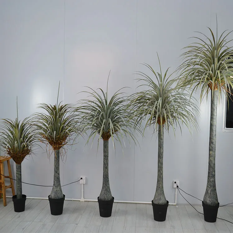 Yucca Artificial Tree with Pot for Home Decoration Durable Plastic Plant