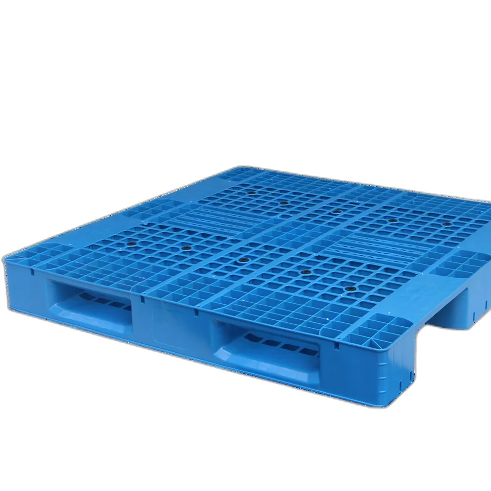 NEXARA Warehouse Colorful 1350 1350*1350*162mm Grid Surface Three Runner Logistics Euro Plastic Pallet For Pallet Rack