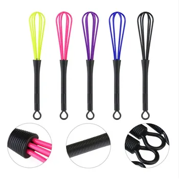 Hair Color Dye Whisk Metal Hair Coloring Stirrer Salon Barber Hairdressing Hair Color Dye Mixing DIY Tools