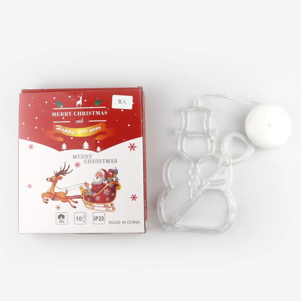 Creative 3d Hanging Led Christmas Decoration Light,Christmas Suction