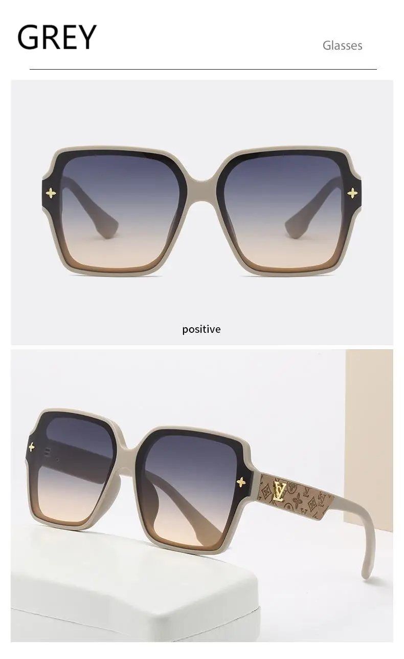 New Fashion Square Women Sunglasses Female Branded Style Designer