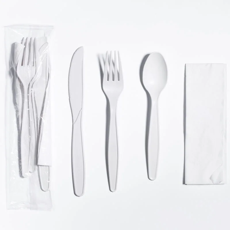 Individually Wrapped Cutlery Disposable Ice Cream Spoon Silverware