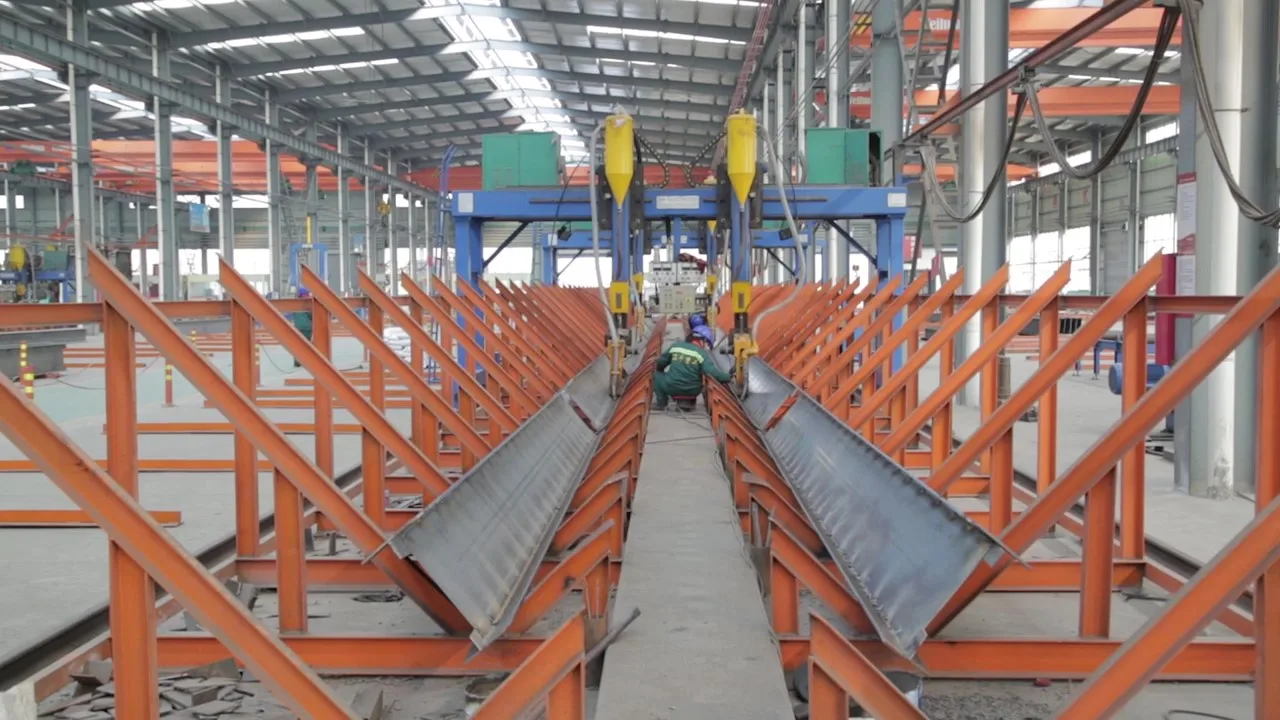H Beam Automatic Submerged Arc Welding Machine
