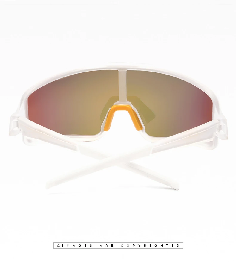 Big Matte Transparent Outdoor Eyewear Sport Cycling Sunglasses Frame