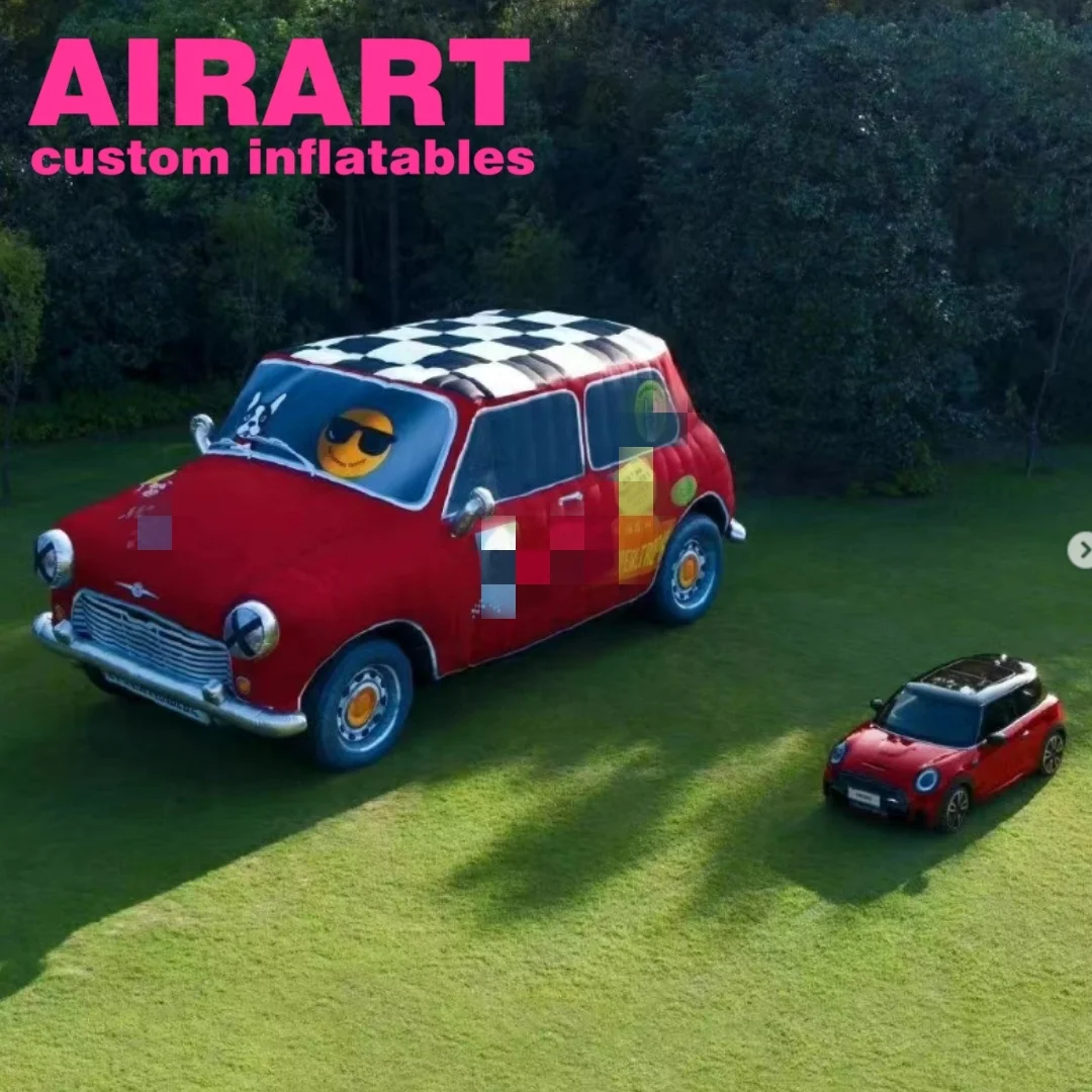 Giant Inflatable Automobile Red Color Inflatable Car Customize ...