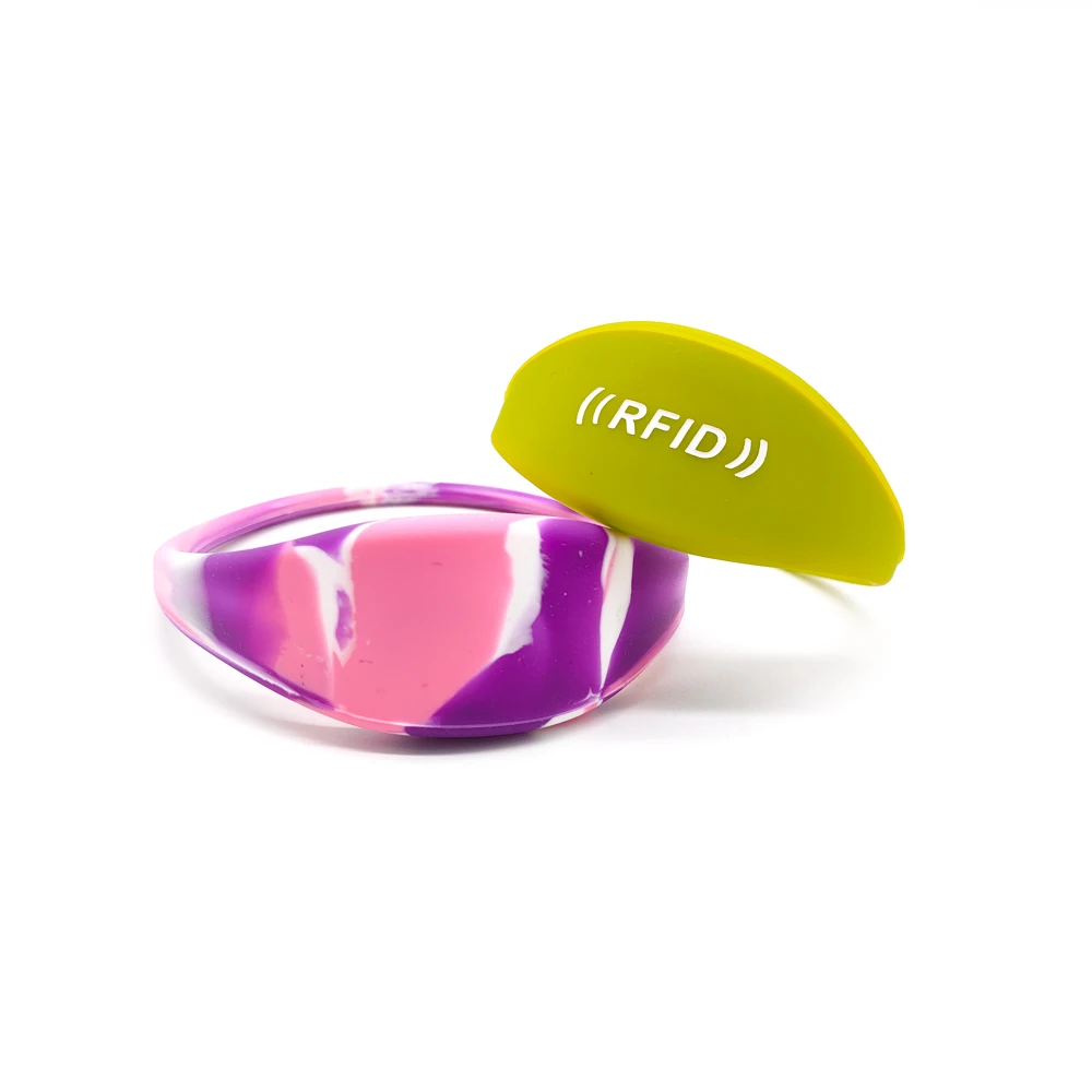 product 1356mhz rfid wristband for music concert event nfc fabric woven wristbands for festival events-3