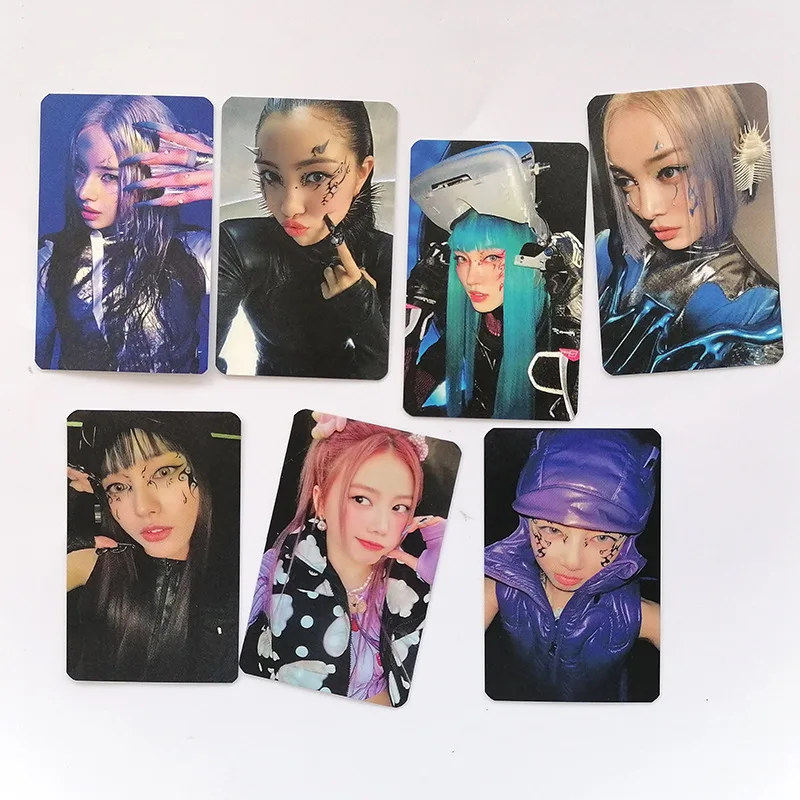 7Pcs/Set KPOP XG NEW DNA Album Fashion Lomo Cards COCONA JURIN