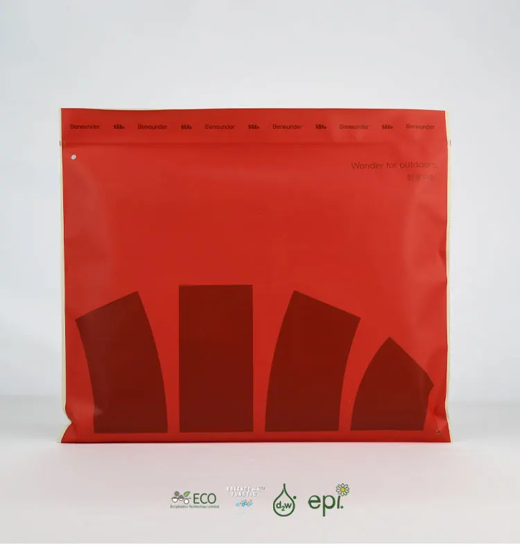 Customizable frosted zip lock bag wholesale plastic biodegradable custom bags with logo printed color factory