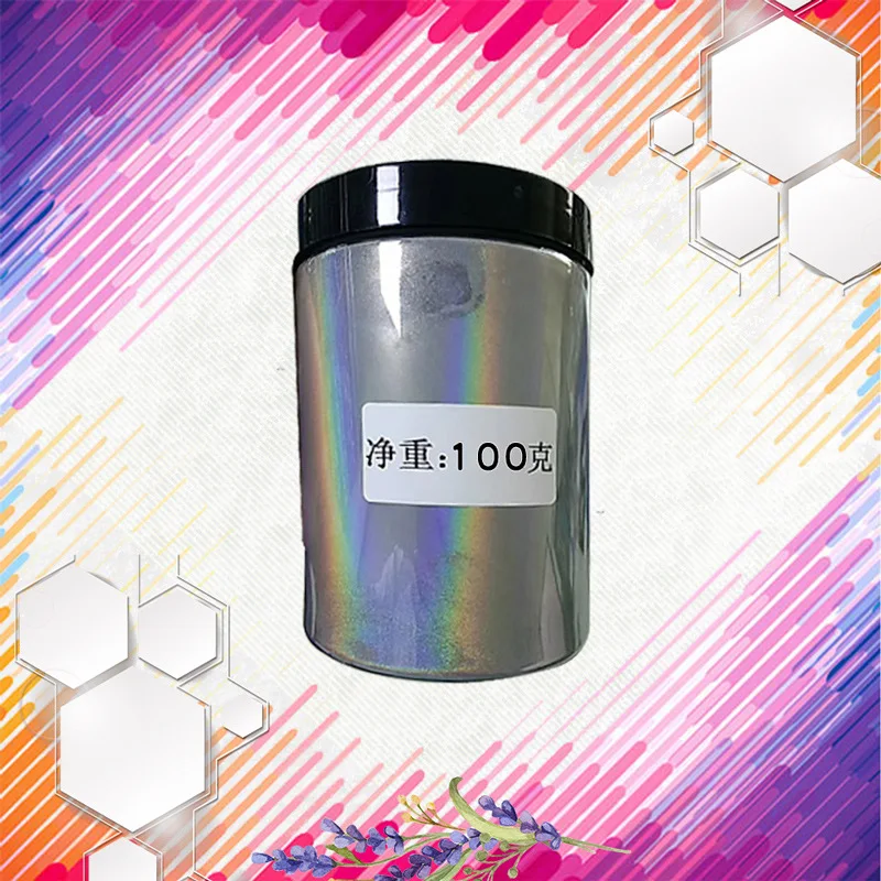 Лазерная голограмма Spectraflair, хромированный зеркальный Радужный Блестящий пигмент