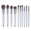 Silver Makeup Brush sets