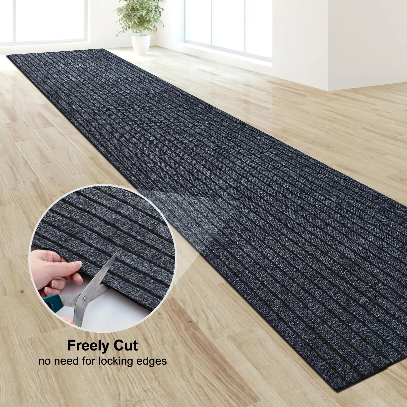 Stripe carpet non-slip pvc/tpr floor mat supplier