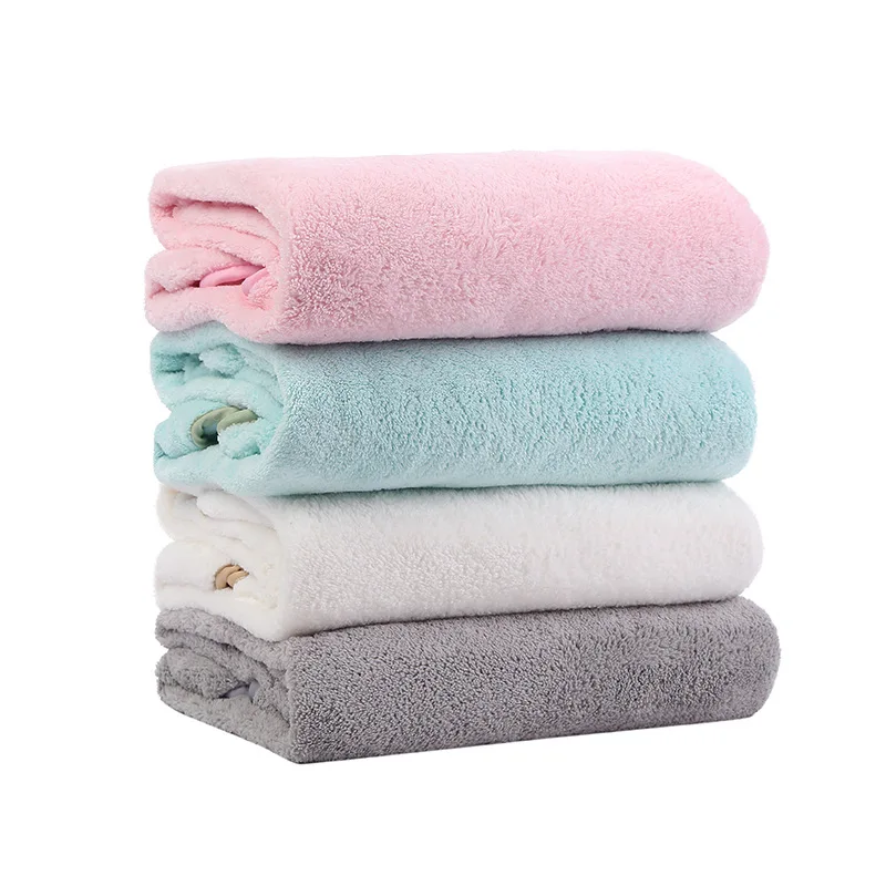 Microfiber Natural Fleece Soft Bath Towel Baby Hooded Blanket Animal Fleece Bathrobe for Unisex Baby