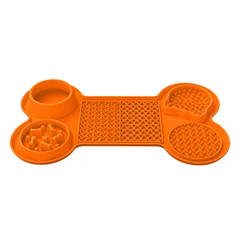Pet Silicone Treat Pet Dog Lick Mat Feeding Dog Licking Pad Suction Slow Food Pad Mats For Dogs with Spatula