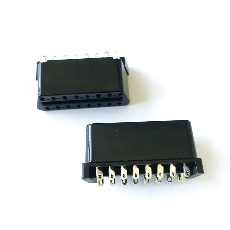 OBD 16Pin Connector  Female Male PCB Solder OBD2 OBDII J1962 Connector