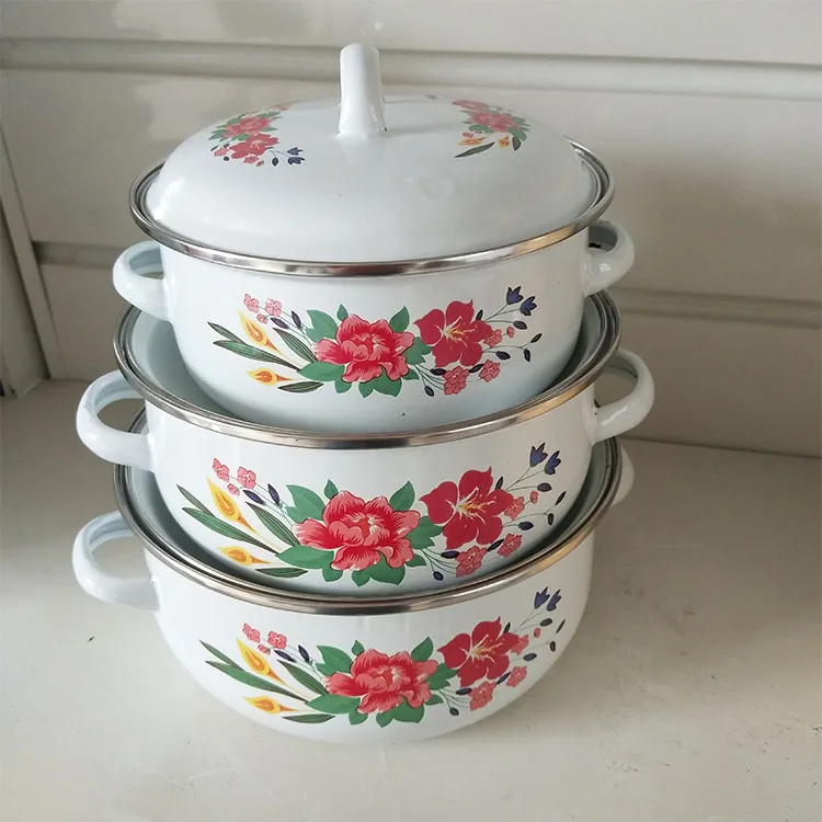 Best Enamelware Casserole Set with High Capacity Inside Insulated Casserole 3 Pcs Set High Capacity Inside 110XTDB Details