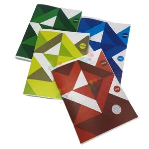 Customization Manufacture Factory Wholesales Staple Binding A4 A5 Exercise Book PP Cover  for African Countries 16.5*22cm Gabon