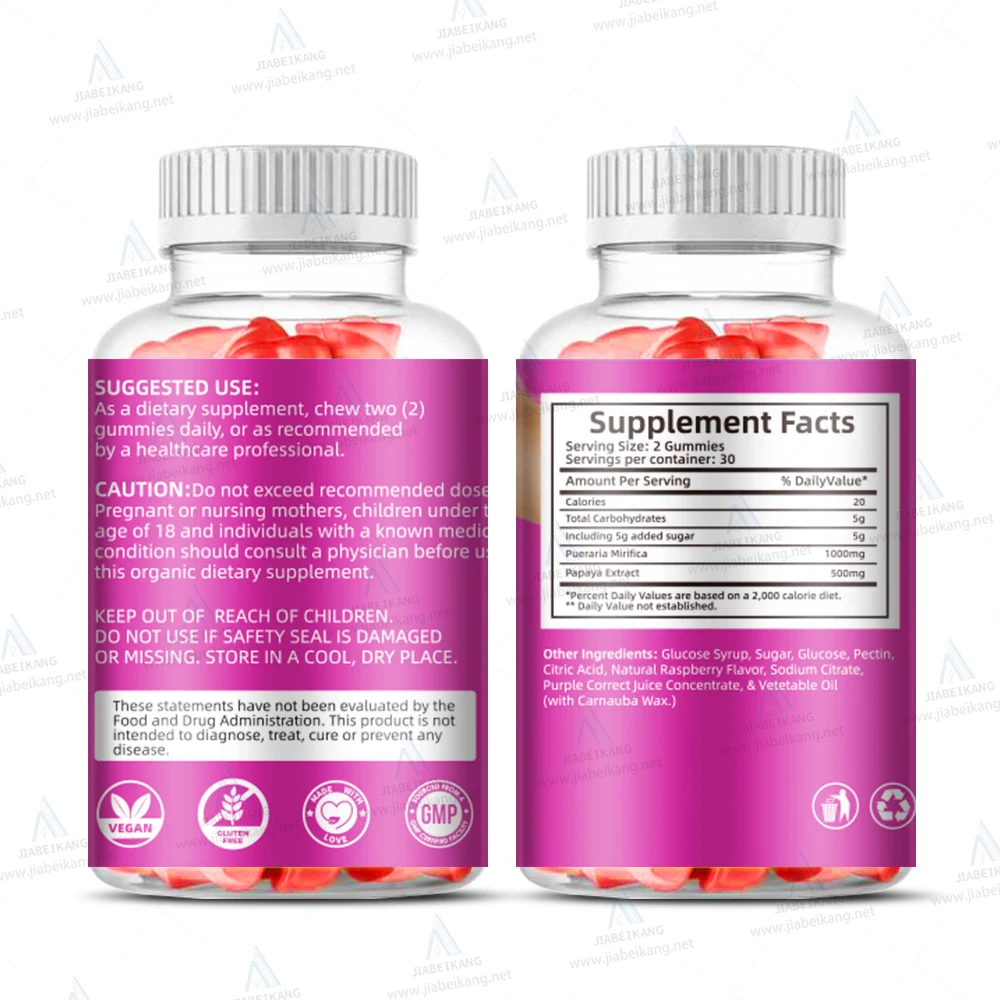 Customized Buttock Breast Gummies Buttock Enhancement Hip Breast Bigger