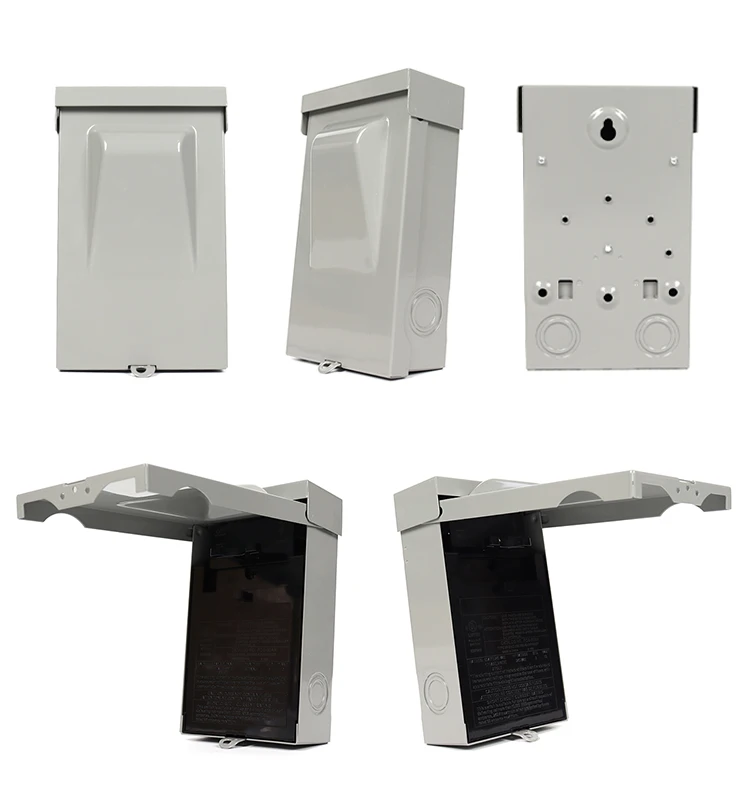 Air Conditioning Electric Switch Safety non fused Disconnect Box Outdoor Unit Disconnector manufacture