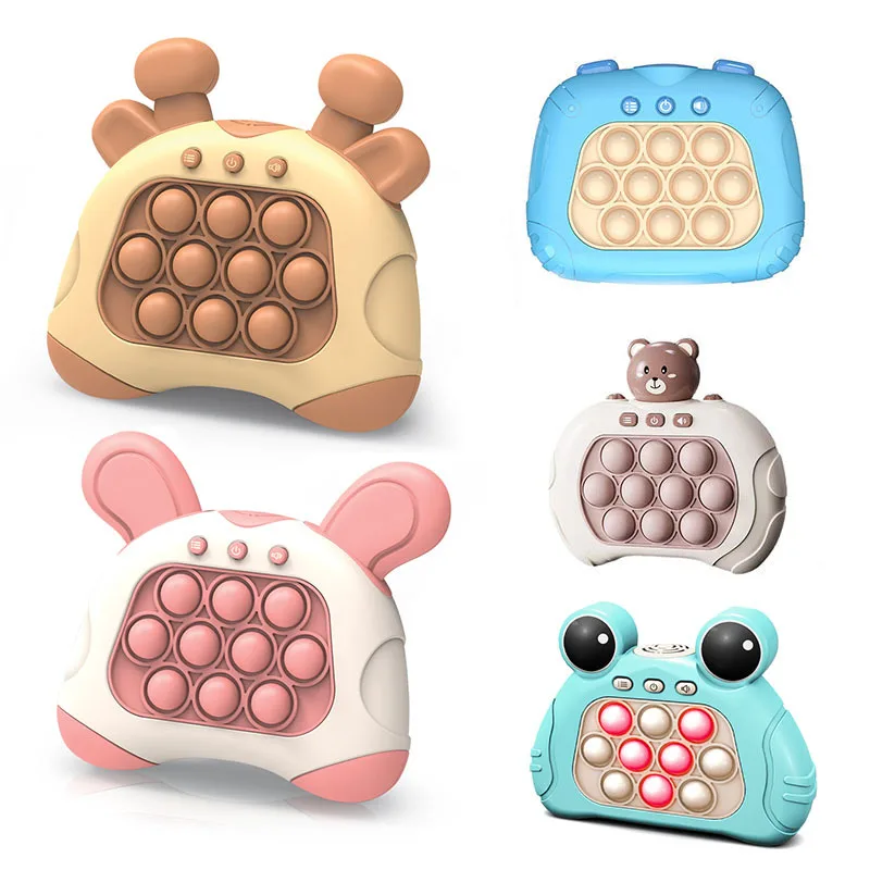 Zhorya New Toys 2023 Fast Push Puzzle Game Console Electronic Memory Gaming Popping Game for Kids