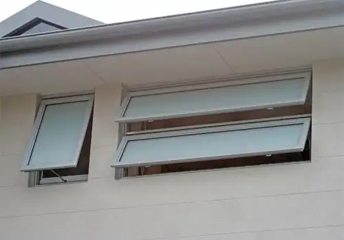NFRC AS2047 CE TOMA Swing Vertical Anti-Theft Stainless Steel Folding Screen Modern Design Aluminum Glass Window Awning for Aluminum Alloy