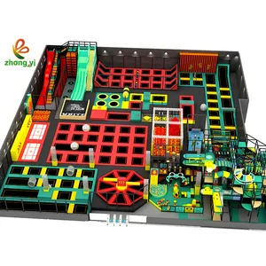 One-stop Service PVC Indoor Adventure Trampoline Park for Adults