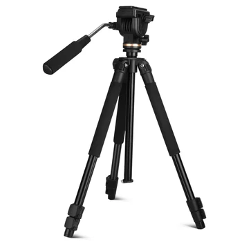 QZSD-Q310 Multifunctional Handle Travel Tripod Handle With 360 Degree Panorama Platform Panhead for Low Angle Shooting