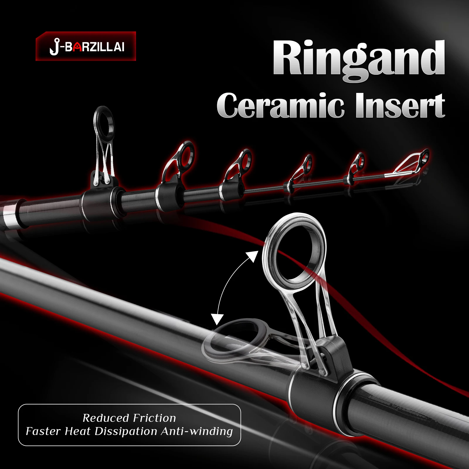 Abu Garcia Devil 702L Spinning Rod 7ft (5-15g) Lightweight & Sensitive