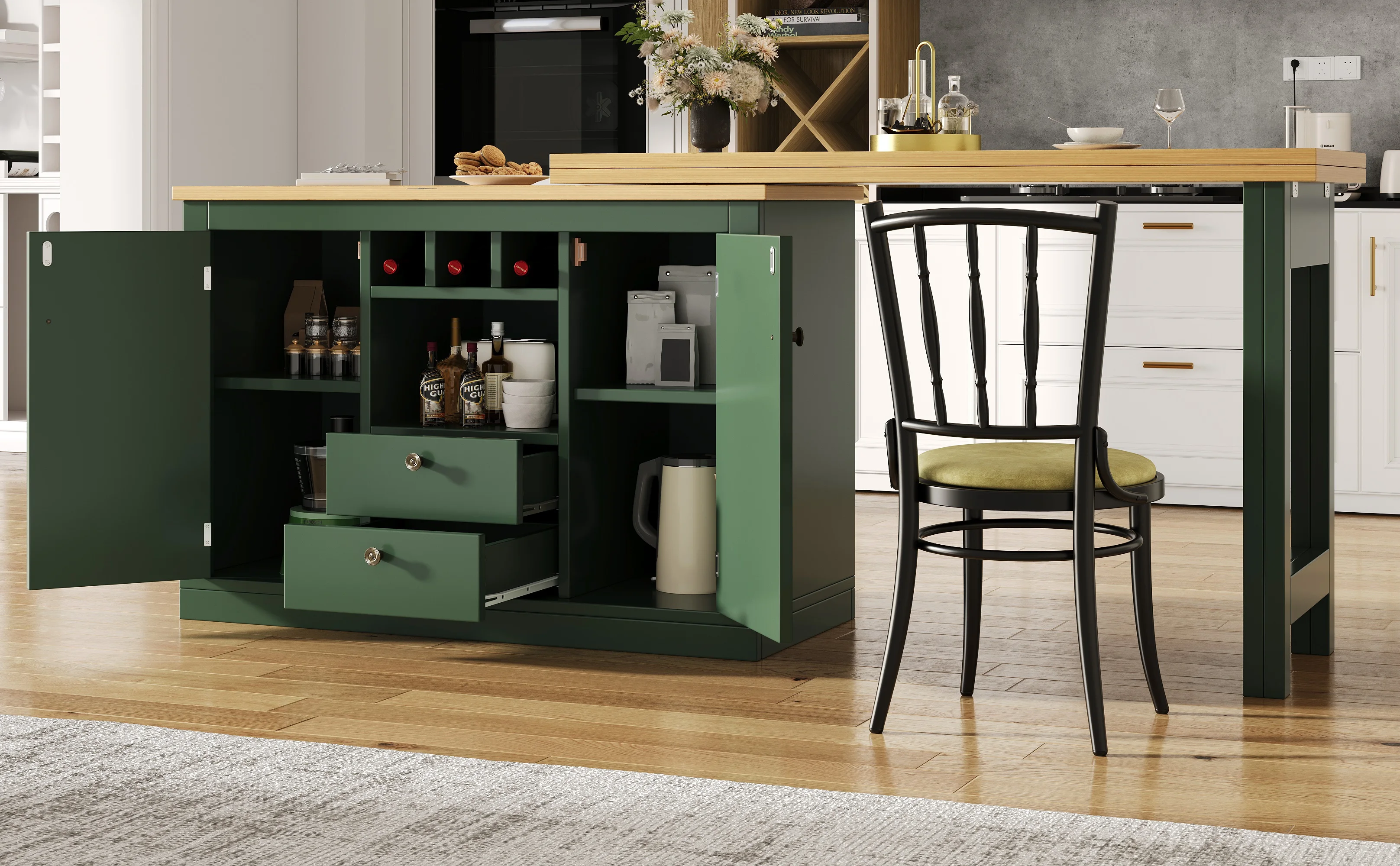 Table bar sideboard multifonction design élégant