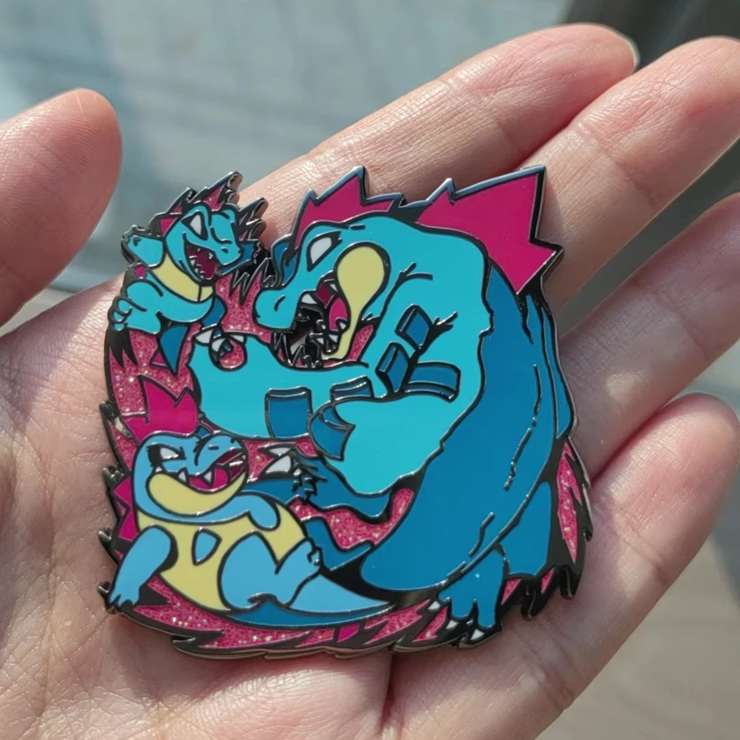 Блеск на лацкан из цинкового сплава с твердой Эмалью