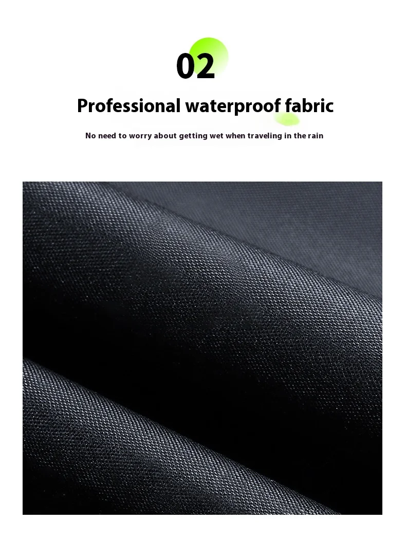 Men's Lightweight Reflective Raincoat Set Waterproof Windproof Portable for Motorcycle Golf Fishing Reusable Rainpants Included