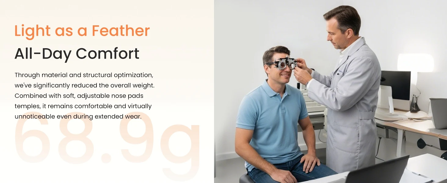 Optometry Titanium Trial Lens Frame Adjustable Text Frame Ophthalmic Trial Frame Optometry Instrument