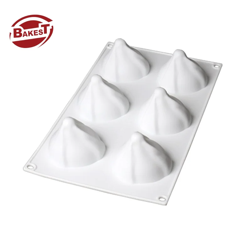 Santa Hat Shape Christmas Tree Baking Mold French Mousse Cake Dessert Silicone Tool