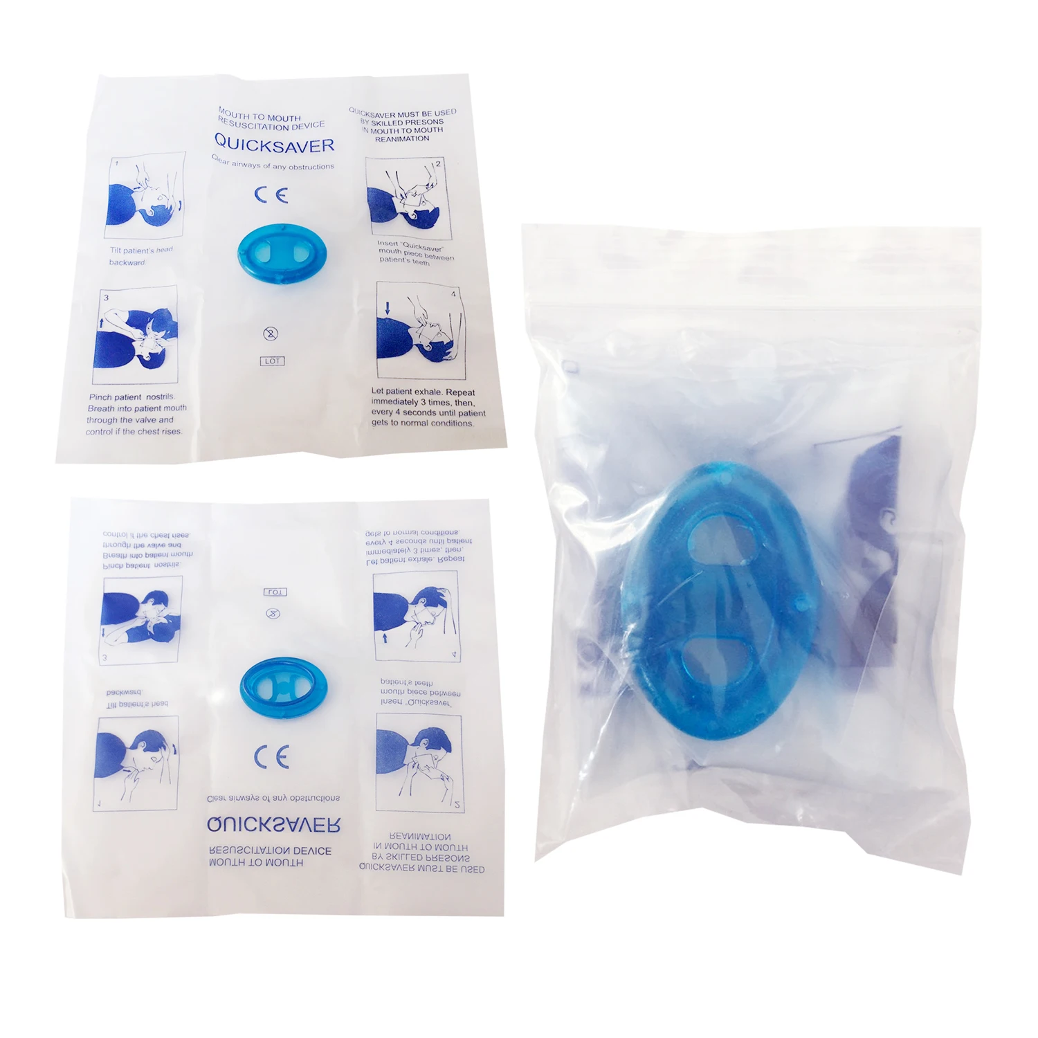 Cpr Mask Breathing Barrier Artificial Respiration Mask Emergency Mask