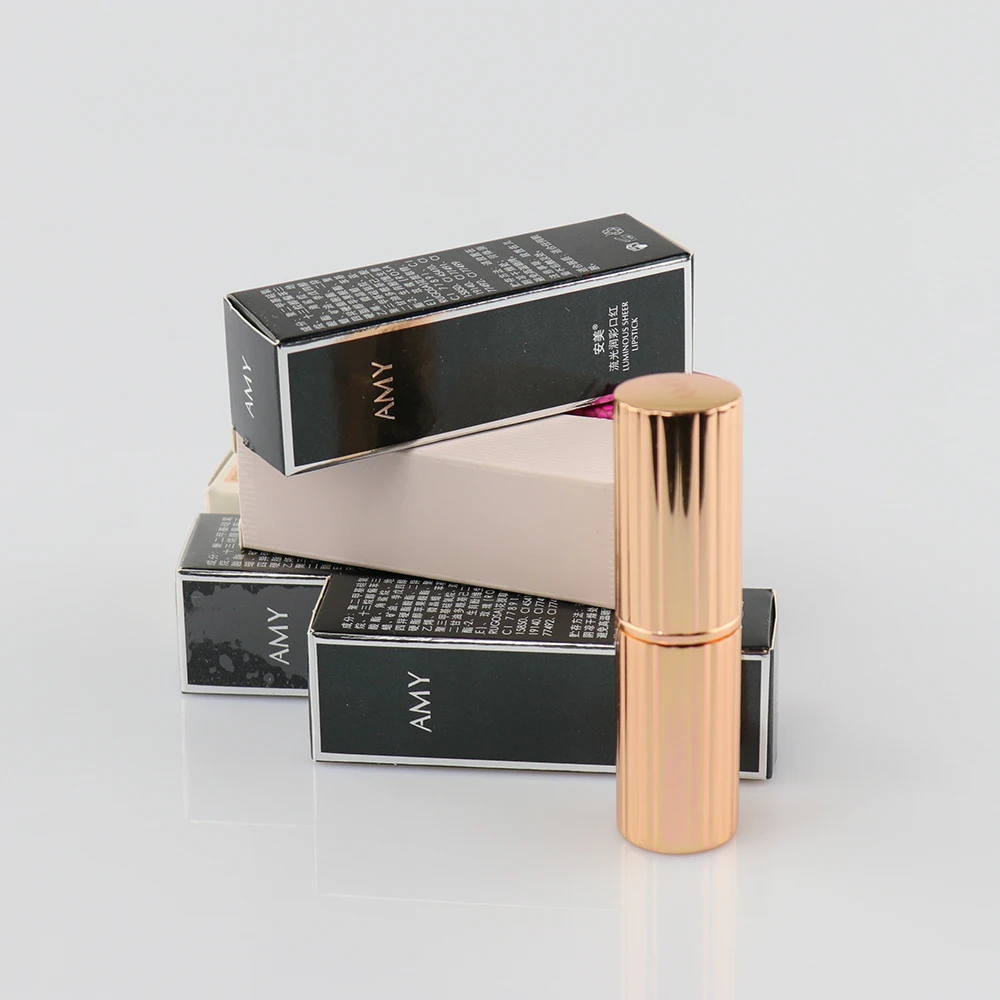 Source Aluminum empty rose gold lip balm packaging , lip stick container  case , rose gold lipstick tube on m.