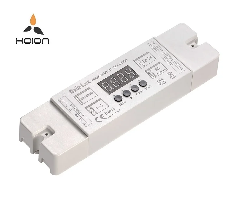 4CH 4 in 1 PWM Adjustable DMX RDM Led Dmx Decoder RGB Controller DMX512 Decoder RGBW