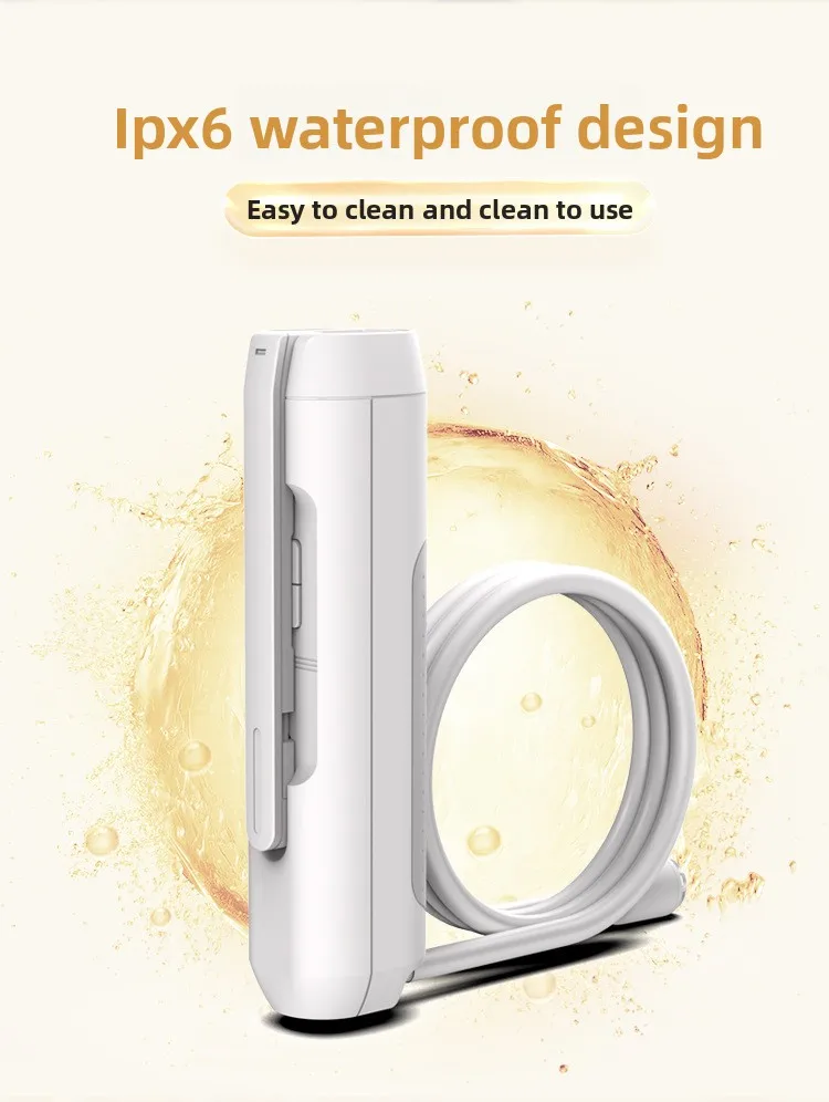 Newest Foldable Nozzle Portable Bidet Sprayer with 1600mAh Rechargeable Battery Handheld Travel Toilet Personal Hygiene Device manufacture