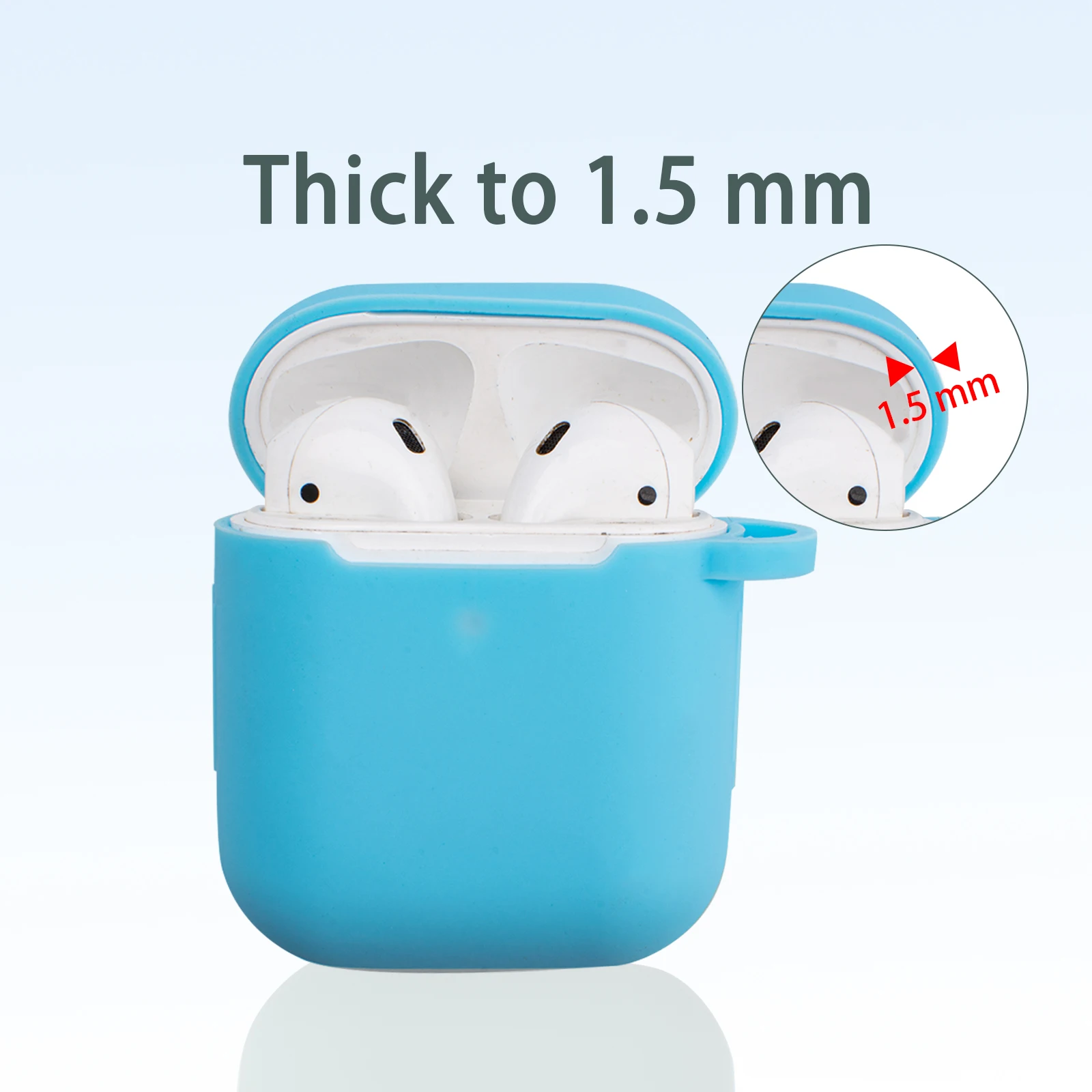 Hot Newest For Airpods 2 Case Silicone Protective Earphone Cover Case