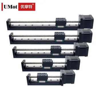 30mm width mini Nema 11 linear motor actuator miniature linear guide rail  for flatbed printer LED