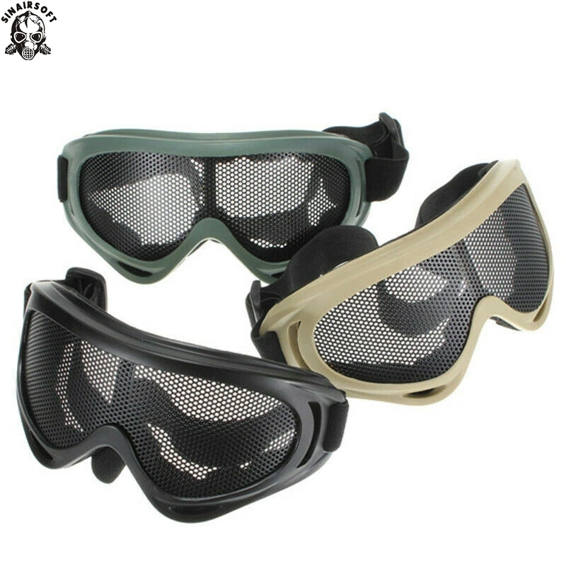 Gafas De Seguridad Para Deportes,Lentes De Malla De Metal Para Caza,Airsoft  Táctico - Buy Militar Gafas,Gafas Al Por Mayor Para La Venta,Claro Gafas De  Seguridad Product on Alibaba.com