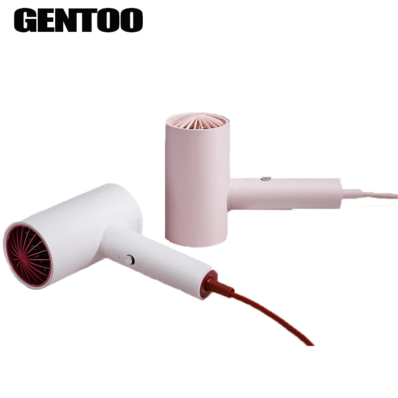 Fashion Travel Portable Foldable Negative Ion Household Professional Electric Hair Dryer Blower Brus