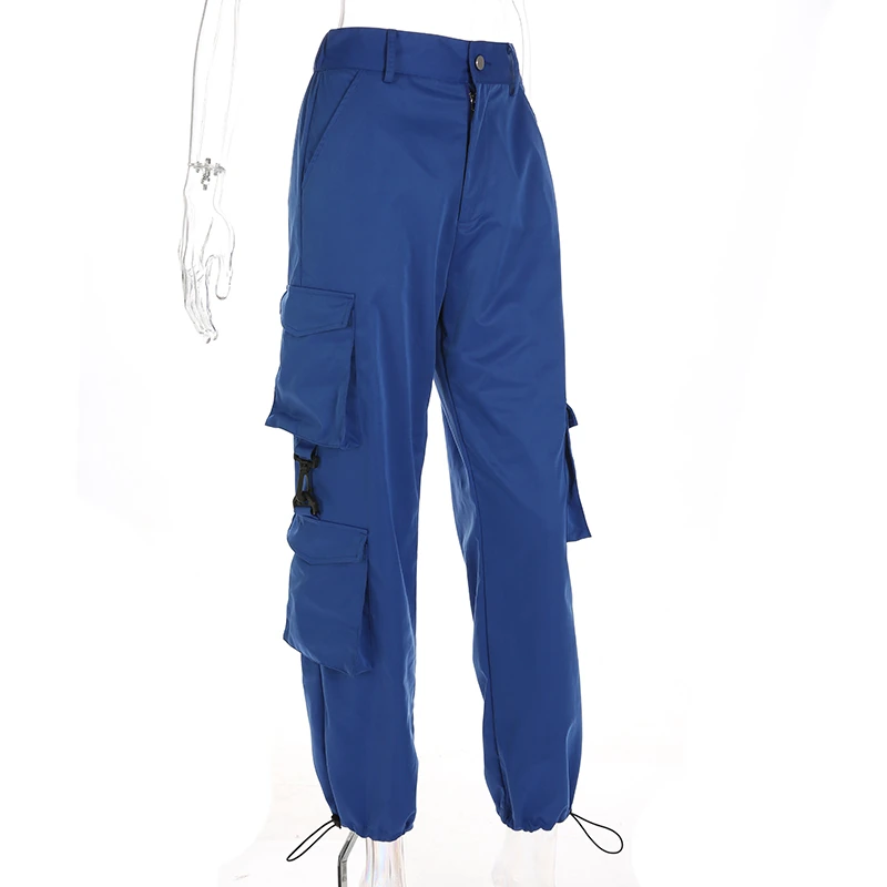 Pantalones Cargo Para Mujer,Ropa Informal Con Bolsillos,Venta Al Por Mayor  - Buy Streetwear Pantalones De Las Mujeres,Multi-bolsillos Para Mujer De  Carga Pantalones De Moda,Streetwear Dobladillo Ajustable Multi-bolsillos  Pantalones De Las Mujeres Product