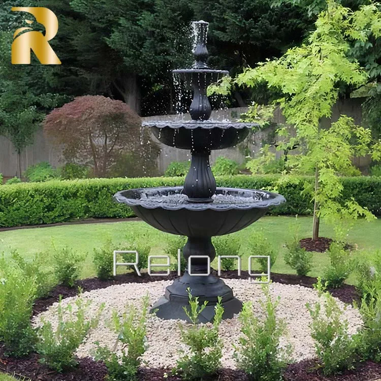 西洋庭園 八女石の古い小便小僧 ガーデン 石像 水鉢 噴水 燈籠 八女石