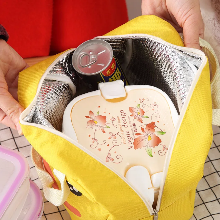 Милый мультяшный популярный портативный термальный Ланч-бокс Bento сумка-холодильник для хранения пикника водонепроницаемый детский