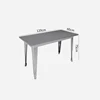 Table rect (160*80*75)
