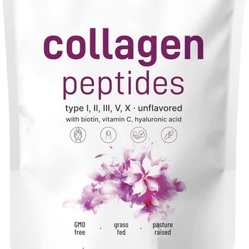 GMO-Free Gluten-Free Bovine Collagen Peptide Powder Nutritional Plant Extract Supplement for Adults Fish Bone Beauty Product
