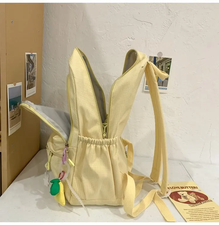Modischer Cartoon Bär Schulrucksack Für Mädchen Mit Reißverschluss_voghion.com