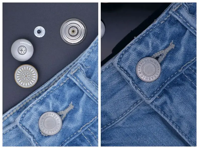 Jeans Button Gold Small Batch Brass Copper Custom Metal Accept ...