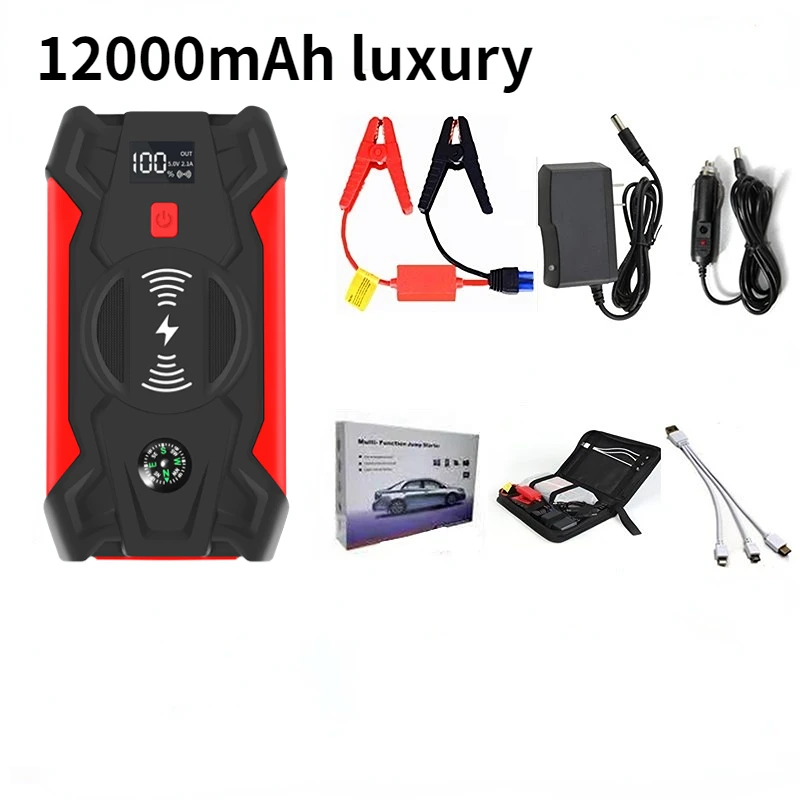 Jump Starter Heavy Duty 12v 1200amp Lithium Car Battery Booster Pack ...