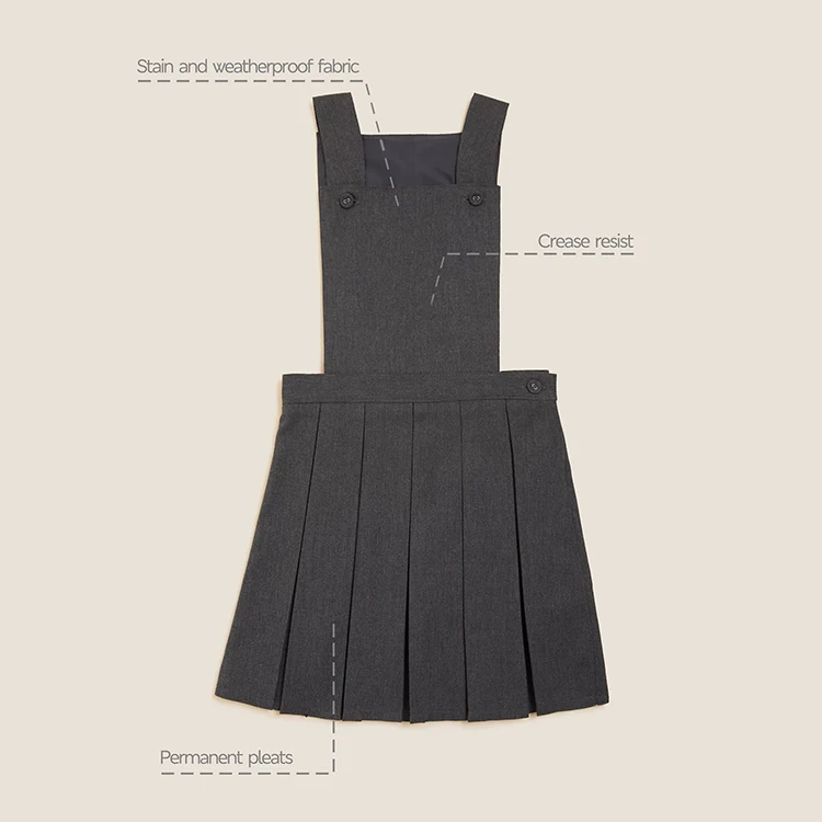 Girls Party Dress British School Uniforms Pinafore